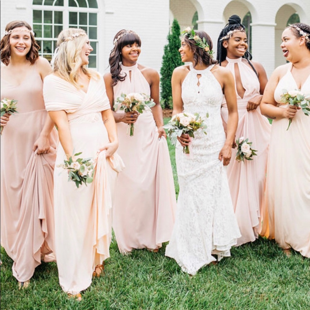 LuLus Tricks of the Trade Blush Pink Maxi Dress - Picture 2 of 4